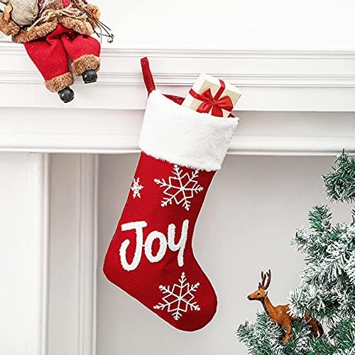 Božićni ukras uzorak čarape čarape čarape za odmor viseći ukrasi za božićno crveni obiteljski dekor za uređenje automobila luster