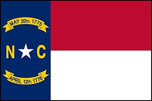 Naljepnica naljepnice za zastavu u Sjevernoj Karolini naljepnica naljepnica naljepnica za naljepnica kamiona NC