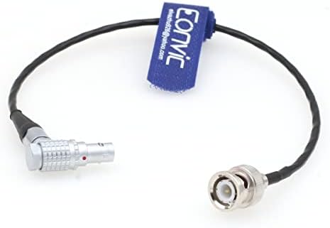Eonvic Timecode Sync kabel BNC pravi kut do EXT 9 PIN za zvučne uređaje Zaxcom do crvenog Komodoa
