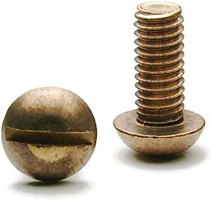 Silikonski brončani prorezni vijci za okrugli stroj za glavu 10-24 x 2 qty 1000