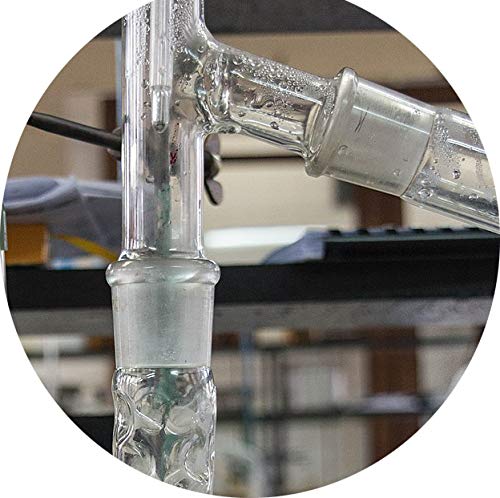 Laboratorijska staklena frakcijska kolona od 24/40 sa spojevima i duljinom udubljenja od 200 mm laboratorijski stakleni kondenzator