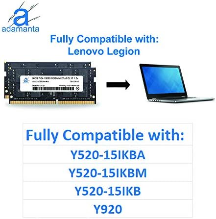 ADAMANTA 32GB LAPTOP MEMORSKA UPGRADA Kompatibilna za Lenovo Legion, IdeaCentre, IdeaPad, ThinkCentre, ThinkPad & V-serije DDR4 2400MHz