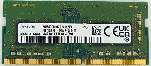 Spotmarket 8GB DDR4 3200MHz PC4-25600 1.2V 1RX8 260-PIN SODIMM LAPTOP RAM MEMORT MODUL M471A1K43EB1-CWE