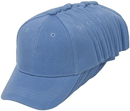 Gornja pokrivala za glavu, podesiva bejzbolska kapa za mlade u pakiranju od 12 komada