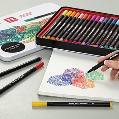 artpop! Olovke u boji, 72 komada, Olovke za crtanje u boji u stilu u boji za časopise, crtanje, doodle, spomenare, skice, ilustracije,