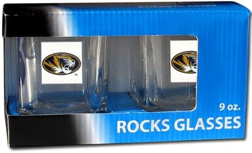 NCAA Missouri Tigers Rocks stakleni set