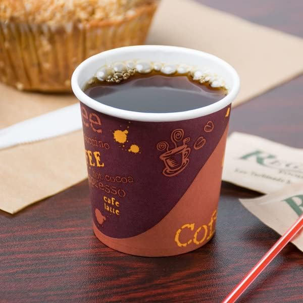 Pogonski ključ za jednokratnu upotrebu papirnati espresso šalice kave 4oz - kutija od 1000