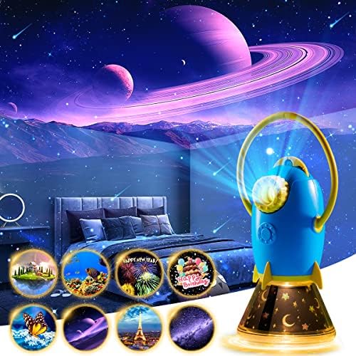 Zvjezdani projektor, Galaxy Projector za spavaću sobu, noćni lagani projektor za djecu za odrasle, igračka soba, strop, dekor sobe