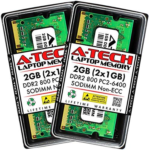 A-TECH 1GB RAM-a za Dell Latitude E6500, E6400, E5500, E5400 Laptop | DDR2 800 MHz SODIMM PC2-6400 UPRAVLJA