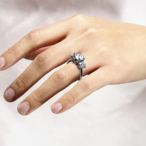 2023 novi zaručnički prsten od cirkona nakit svijetli prsten nakit modni nakit žene srebrni prstenovi prsten kćeri molite za to