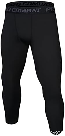 FLDY muški atletski 3/4 kompresije hlača Tjerka tajice Sportski osnovni sloj dna trčanje hlača za vježbanje