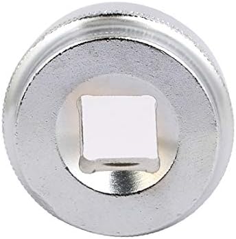 1/2-inčni kvadratni pogon od 32 mm s 6-točkovnim priključkom, udarni adapter srebrne boje, 2pcs (Unidad Cuadrada za 1/2-inčni adapter