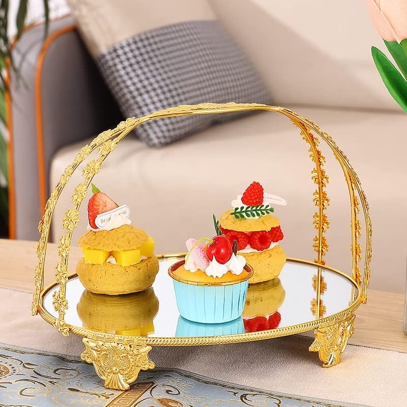 Željezni stalak za torte i voćne tanjure u europskom stilu, stalak za izlaganje u kućnom dnevnom boravku, stalak za deserte u hotelu