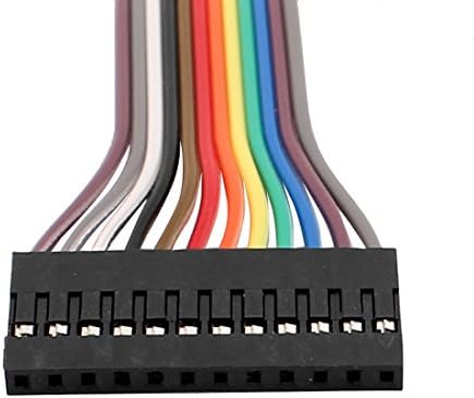 2pcs audio i video pribor korak 2,54 mm 12PC konektor za ploču s dvostrukom glavom žica za spajanje Kabelski konektori i Adapteri duljine